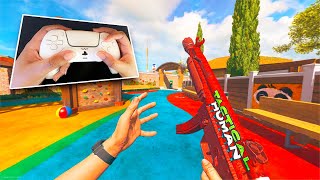 #1 Female Controller Player does a Claw Handcam ( 51 Kills 👑)