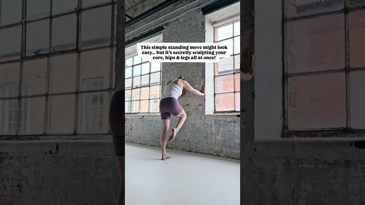 Sculpt your hips, glutes & core with this standing Pilates move!