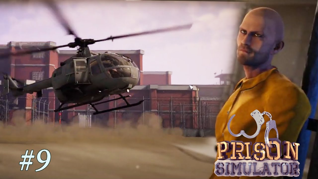 Prison Simulator : день 9► Побег на вертолете, угрозы от мафии, бомба в посылке- жаркая смена