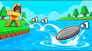 I Became WAY Too Powerful Just by Skipping Rocks... | +1 Stone Skipping
