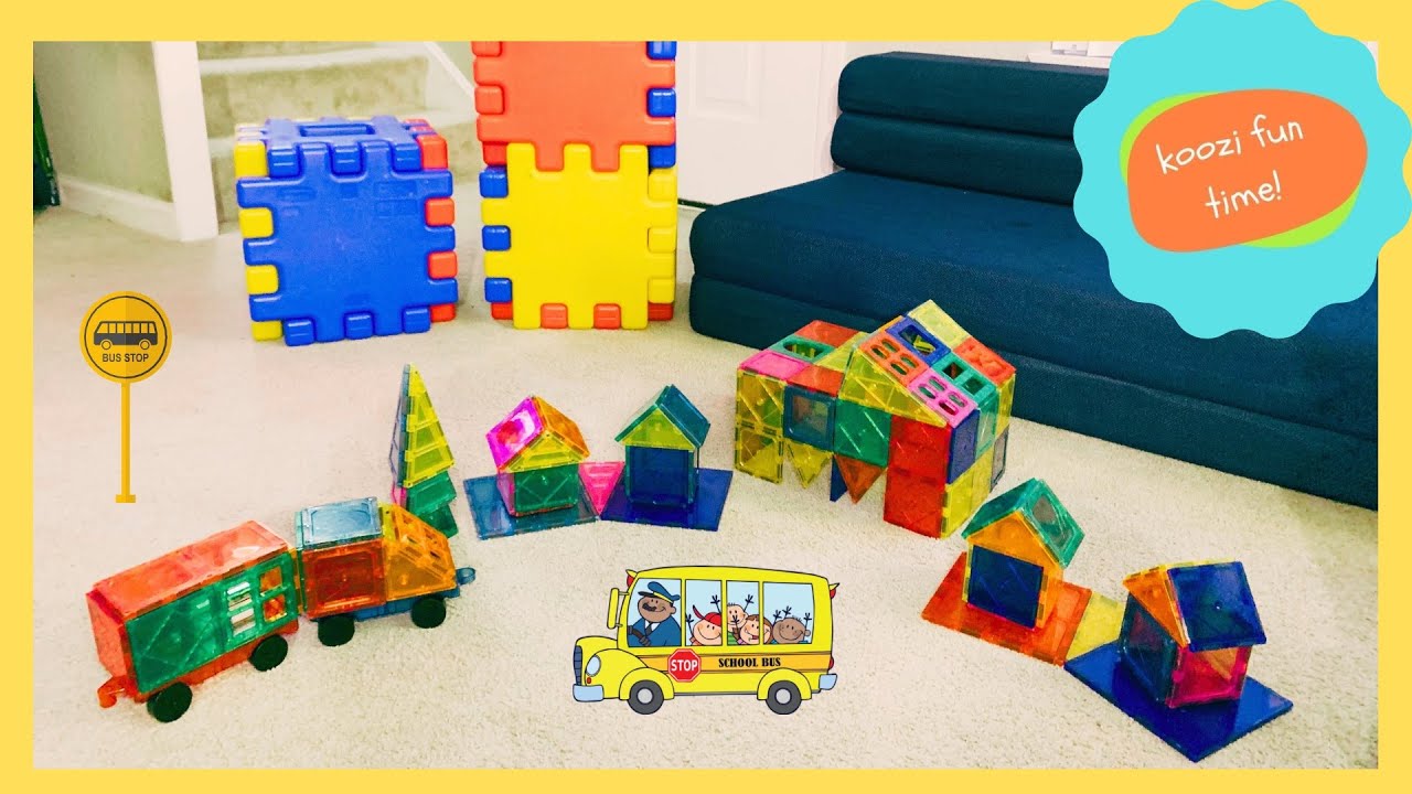Magnetic Tiles Ideas  | Building Blocks Magnet Blocks Neighborhood | Magnet Tiles Neighborhood