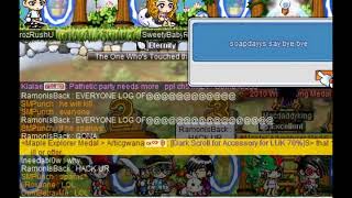 Maplestory GM Hacked today by ECKO! OMG! ECKO STRIKES AGAIN!