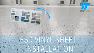 How to Install ESD Flooring, ESD Vinyl Sheet in Roll Form - Titan Vinyl by Commercial Vinyl Flooring 2,259 views 2 years ago 7 minutes, 16 seconds