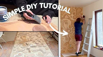 How I Built This Plywood Accent Wall (And How You Can Too)