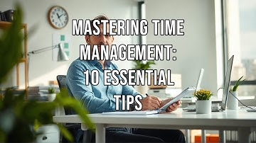 Mastering Time Management 10 Essential Tips🕰️🕰️
