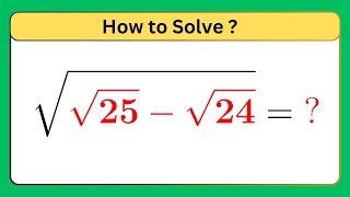 Germany| can you solve | A Nice Math Olympiad Question | A Nice Square Root Math Simplification