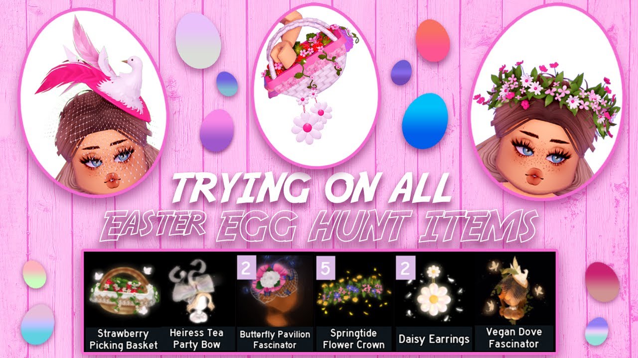 Trying ALL 36 Easter Accessories NEW & OLD on Woman & Boy Packages! A