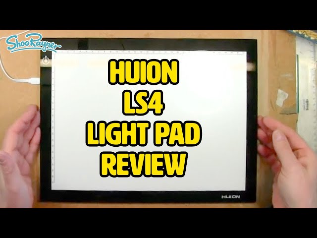 Unboxing Huion A4 Light Pad and Comparing it to the Huion L4S Light Pad 