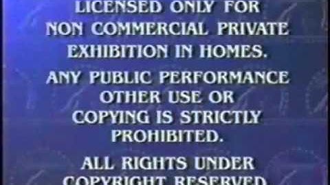 Paramount Home Video Feature Presentation Logo 1995 Reversed