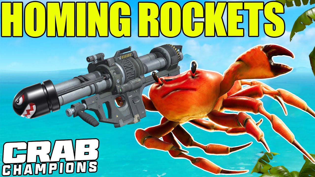 GIANT HOMING ROCKETS IN THE NEW PATCH Crab Champions Gameplay YouTube