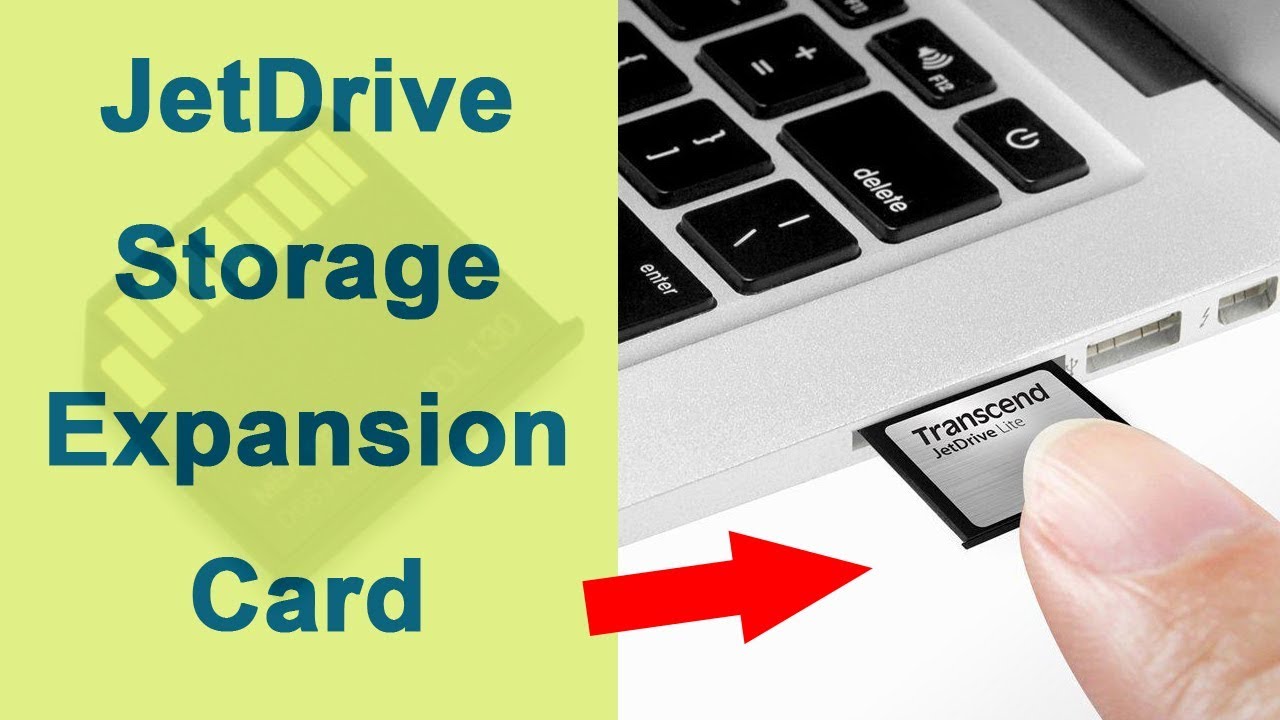 JetDrive storage expansion memory card YouTube