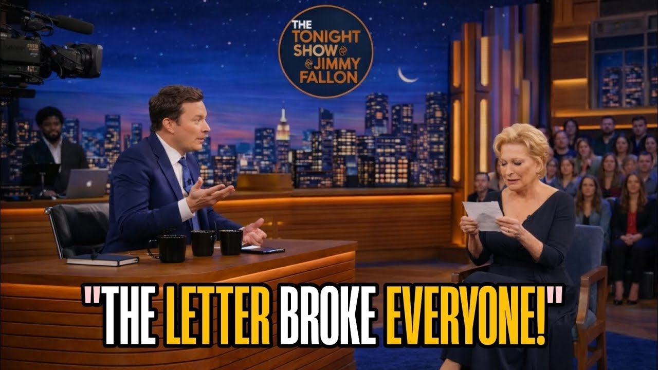 Jimmy Fallon STUNNED When Bette Midler Suddenly Stops Interview After Reading This Note