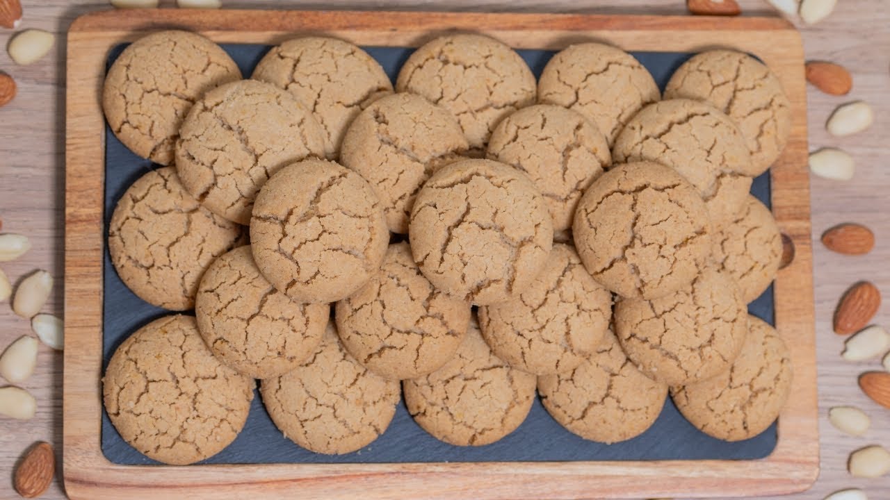 ✨ Ghriba Marroquí de Almendra y Sésamo 🌰🍪 ¡Tiernas, Fáciles y Deliciosas! 😍🇲🇦
