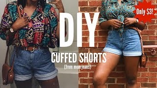 Hi!!! so today i'm going to show you how make your mom jeans into 90s
high waisted cuffed shorts! its actually a really easy diy! and it can
be che...