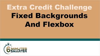 Extra Credit for Web Development - Fixed Background Mock-up