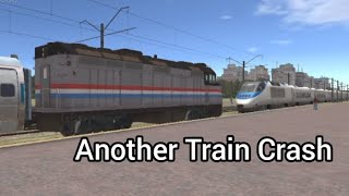 So i made a train crash in Train And Rail Yard Simulator (again)