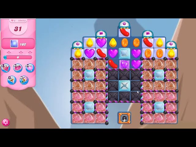 CANDY様ページ Candy Crush Saga Level 10459 NO BOOSTERS - YouTube