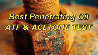 Best Penetrating Oil Test for Rust, Spark Plugs  ATF & ACETONE  Kroil  Bundys Garage
