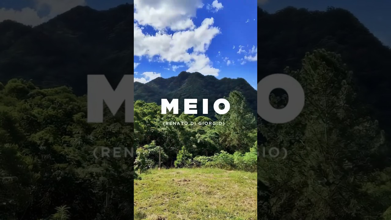 Capa do videoclipe Meio