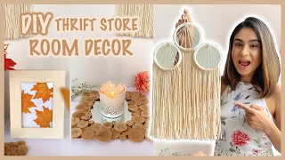 DIY Thrift Store Room Decor | Wall Hanging, Mirror, Photo Frame | Kreena Desai screenshot 4
