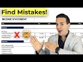 How To Find Mistakes In The Income Statement