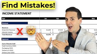 How To Find Mistakes In The Income Statement