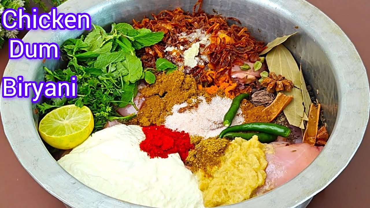 Chicken Dum Biryani | Kache Chicken Ki Hyderabadi Chicken Dum Biryani | Holi Special ChickenBiryani