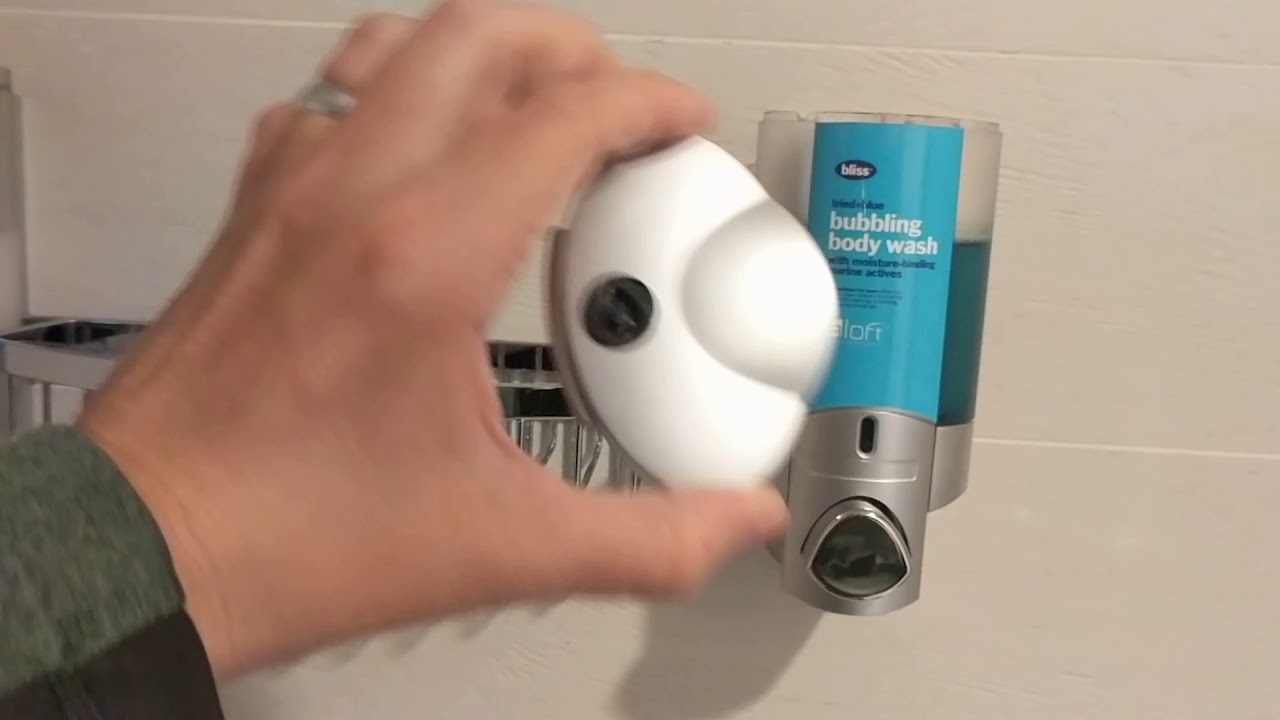 Marriott in shower shampoo (shared) dispensers YouTube