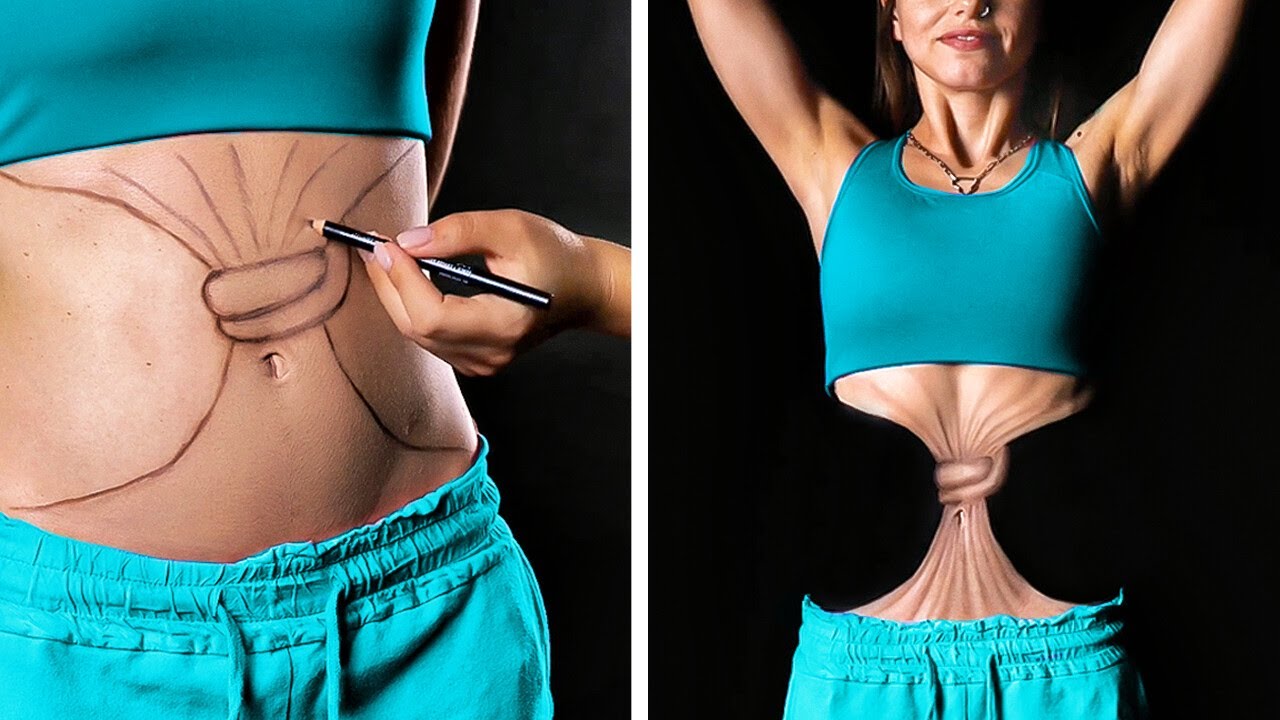 Amazing Body Art Transformation - YouTube