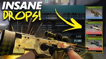 TOP 10 BEST OPERATION HYDRA DROPS! - LUCKIEST DRAGON LORE & MEDUSA DROPS! + Funny Reactions!