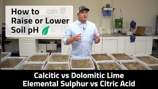 How to Change Your Soil pH | Calcitic Lime vs Dolomitic Lime, Elemental Sulfur vs Citric Acid