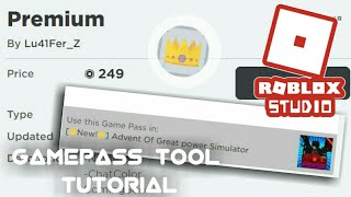 Roblox Studio : How to make weapons Gamepass
