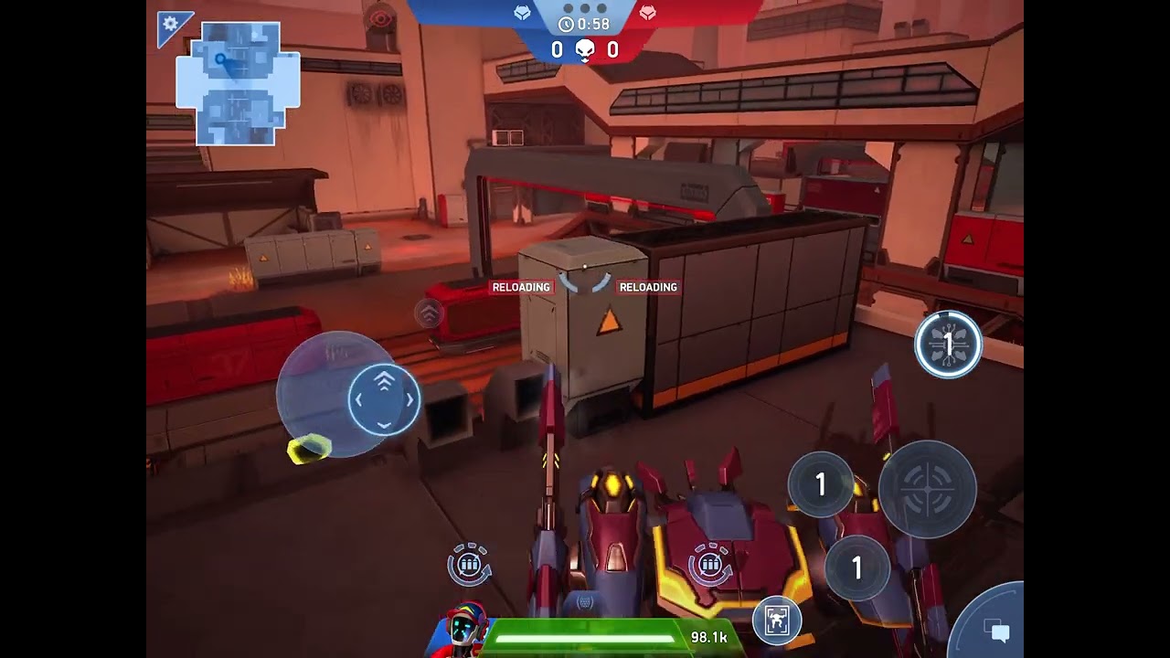 Cops and robbers in Mech Arena