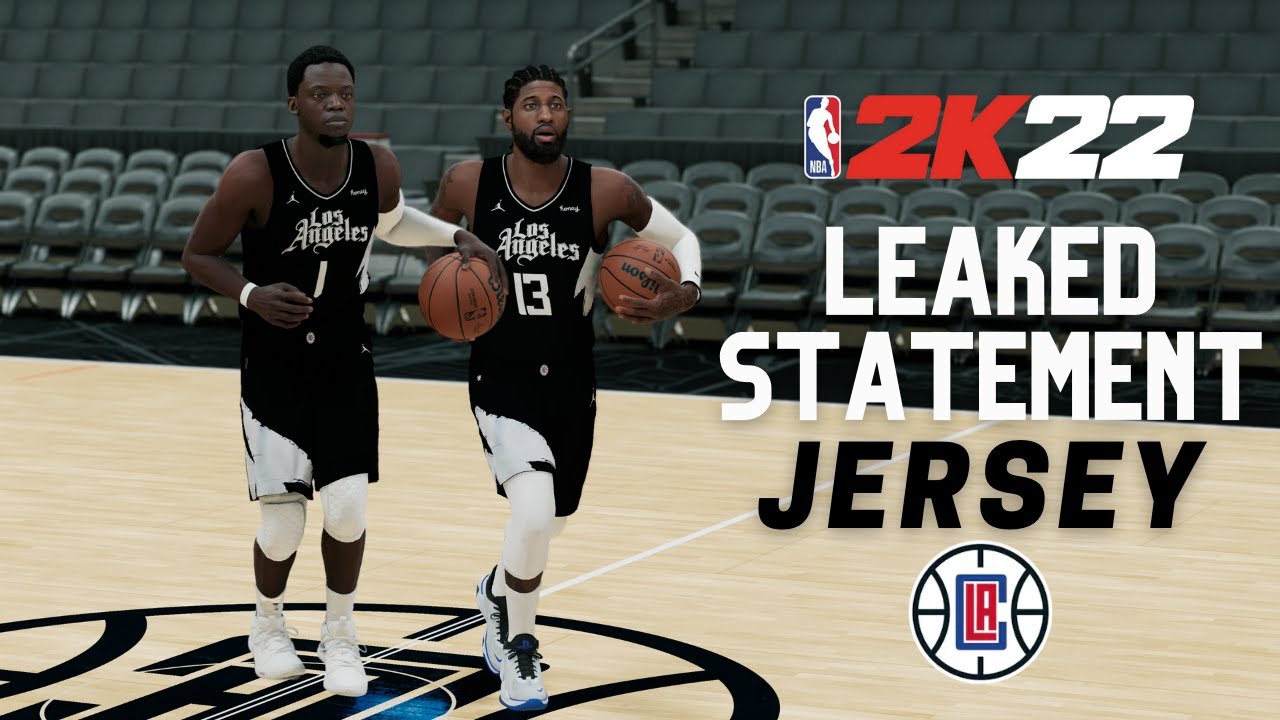 2022 Leaked Clippers Statement Jersey NBA2K22 JERSERY TUTORIAL 