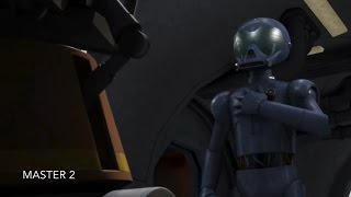 [Chopper's first meeting with AP-5] Star Wars Rebels Season 2 Episode 19 [HD]
