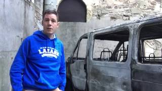 Minibus incendié à Lazare Nantes - Aidez-nous !