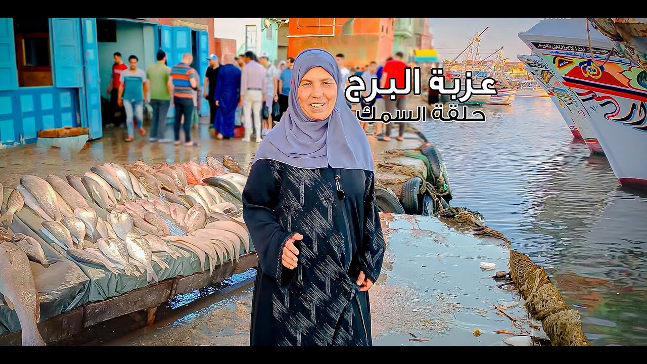 واخيرا روحنا اشهر مدينة لصيد السمك في مصر عزبة البرج وجميع انواع السمك بعد الفجر