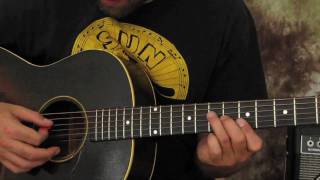 Learn How to Play Acoustic Blues Guitar Solos - Rock and Blues Guitar Lick chords