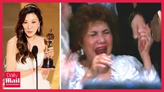 Michelle Yeoh wins Best Actress Oscar. Here's her mother's reaction | Oscars 2023