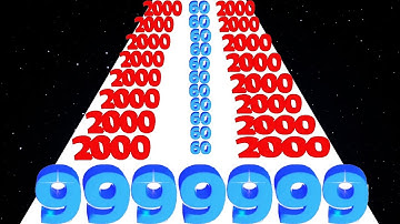 Number Master vs Merge Number Run Master - Satisfying ASMR Gameplay (Noob vs Pro vs Hacker)