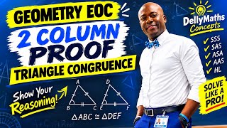 99% failed this: geometey eoc: 2 column  proof table #geometry #maths ##basicproblems