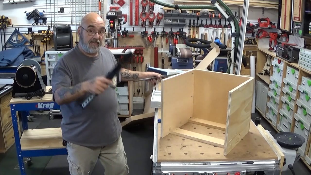 Adding Festool SYS draws to my sharpening cart. - YouTube