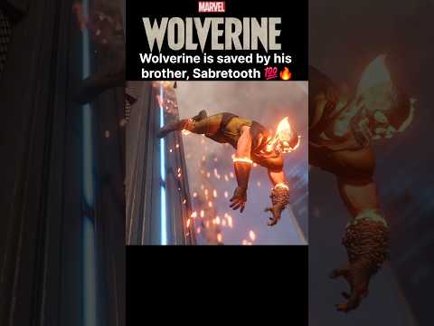 When Wolverine is saved by his brother Sabretooth 💯🔥 PS5 #wolverineps5