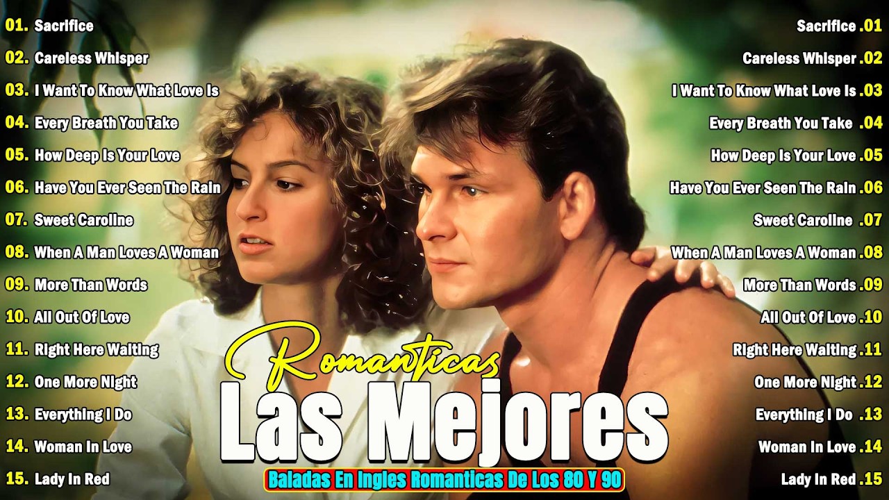 TOP 100 Baladas en Inglés 80 y 90 Mix - La Mejor Música Romántica de la Historia