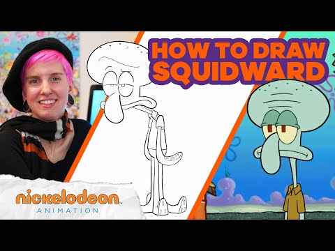 Video: How To Draw Squidward In Stages