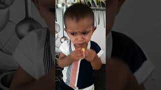 Babys Reaction To Eating Sour Lemon For First Time