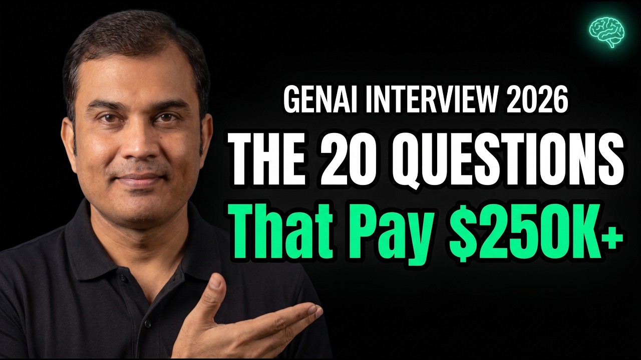 GenAI Interview Questions 2026: Complete Preparation Guide - YouTube