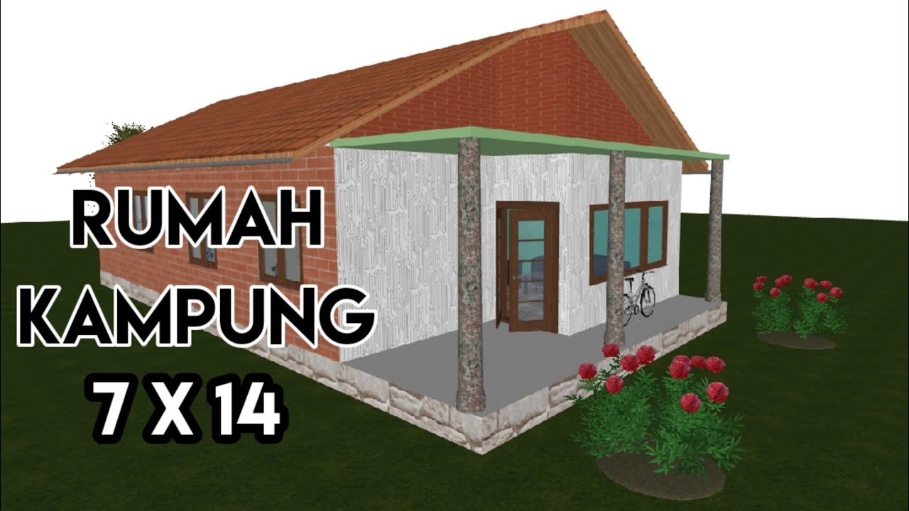  Desain  Rumah  Kampung Minimalis 7x14  Planner 5D YouTube