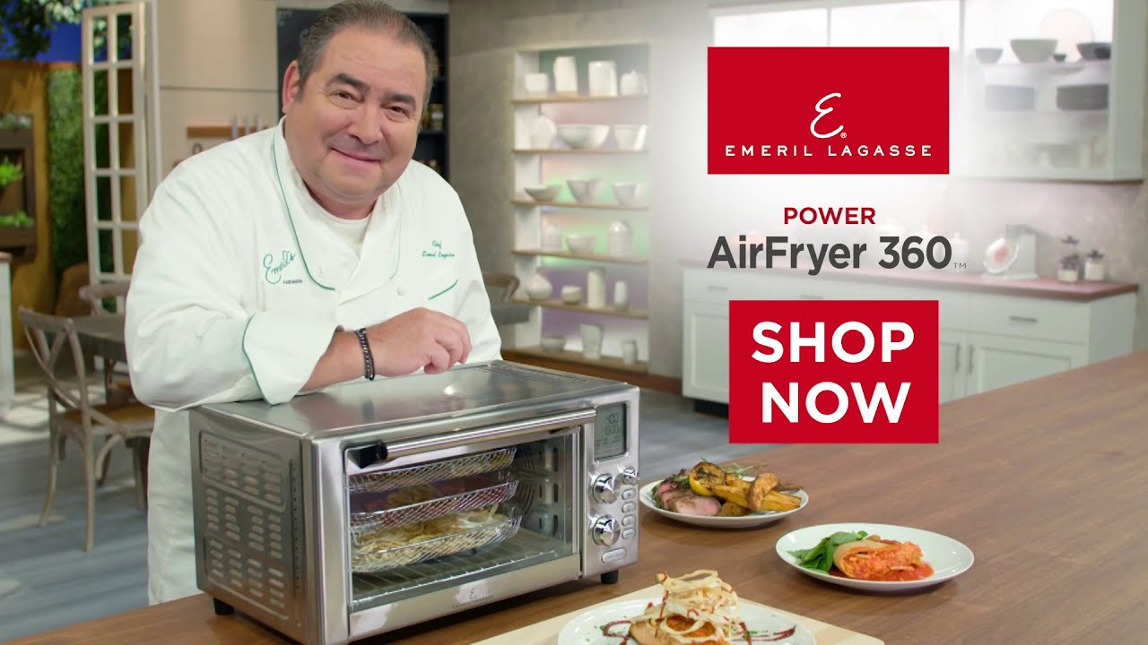 Emeril Lagasse Power AirFryer 360, The AirFryer With Quick Turbo Heat  Technology