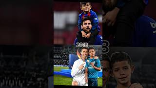Thiago Messi X Ronaldo Jr ✨️Evolution #football #millionviews #viralshorts